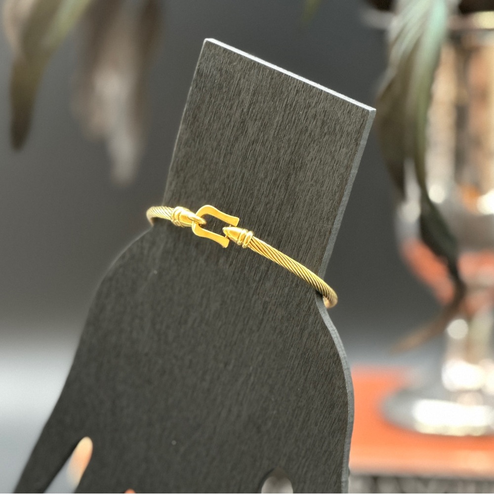 New Buckle Horseshoe Gold Bracelet